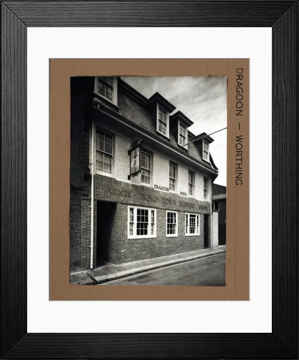 Framed Print : Photograph of Dragoon Hotel, Worthing, Sussex Framed Print : Photograph of Dragoon Hotel, Worthing, Sussex