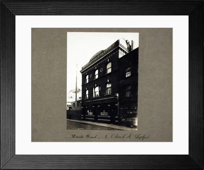 Framed Print : Photograph of Druids Head PH, Deptford, London Framed Print : Photograph of Druids Head PH, Deptford, London