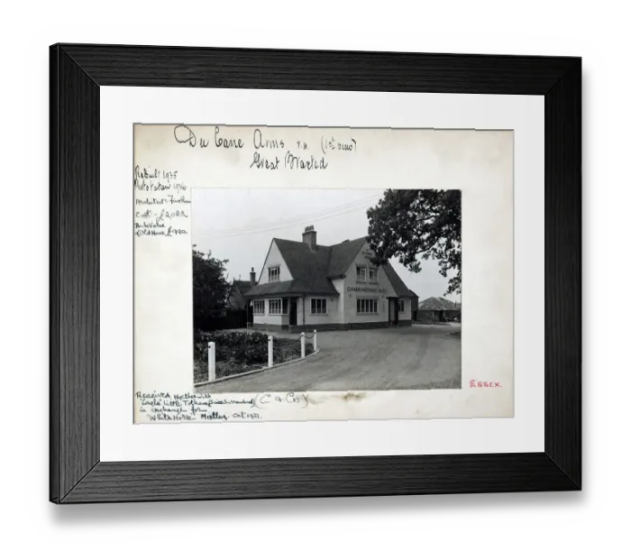 Framed Print : Photograph of Du Cane Arms, Great Braxted, Essex Framed Print : Photograph of Du Cane Arms, Great Braxted, Essex