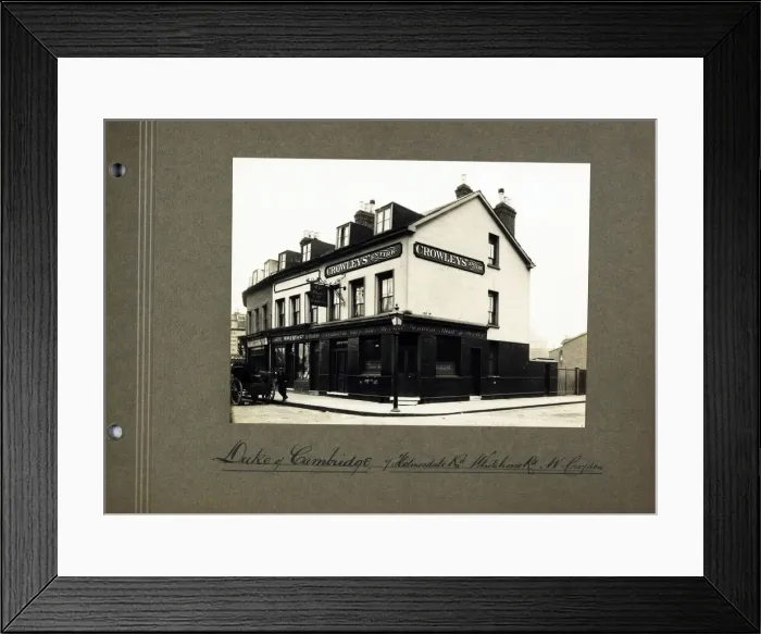 Framed Print : Photograph of Duke Of Cambridge PH, Croydon, Surrey Framed Print : Photograph of Duke Of Cambridge PH, Croydon, Surrey