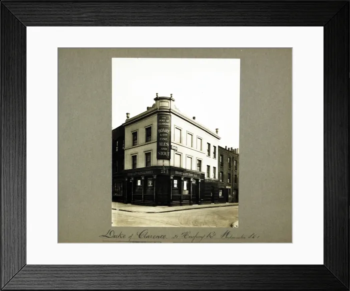 Framed Print : Photograph of Duke Of Clarence PH, Westminster, London Framed Print : Photograph of Duke Of Clarence PH, Westminster, London
