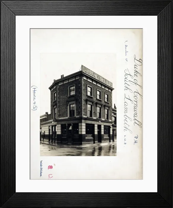 Framed Print : Photograph of Duke Of Cornwall PH, Battersea, London Framed Print : Photograph of Duke Of Cornwall PH, Battersea, London