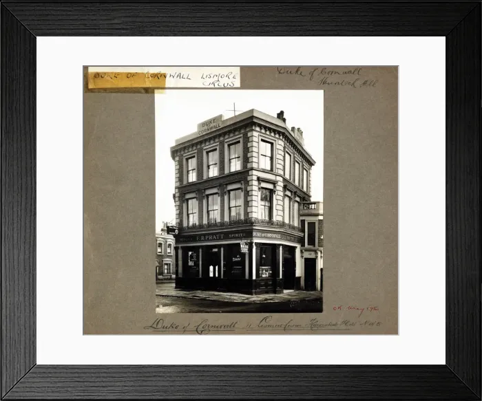 Framed Print : Photograph of Duke Of Cornwall PH, Haverstock Hill, London Framed Print : Photograph of Duke Of Cornwall PH, Haverstock Hill, London
