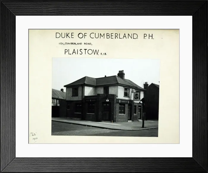 Framed Print : Photograph of Duke Of Cumberland PH, Plaistow, London Framed Print : Photograph of Duke Of Cumberland PH, Plaistow, London