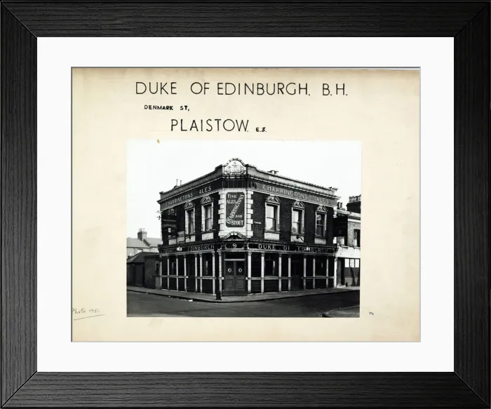 Framed Print : Photograph of Duke Of Edinburgh PH, Plaistow, London Framed Print : Photograph of Duke Of Edinburgh PH, Plaistow, London
