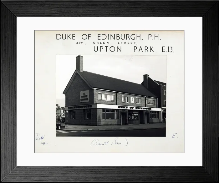 Framed Print : Photograph of Duke Of Edinburgh PH, Upton Park (New), London Framed Print : Photograph of Duke Of Edinburgh PH, Upton Park (New), London
