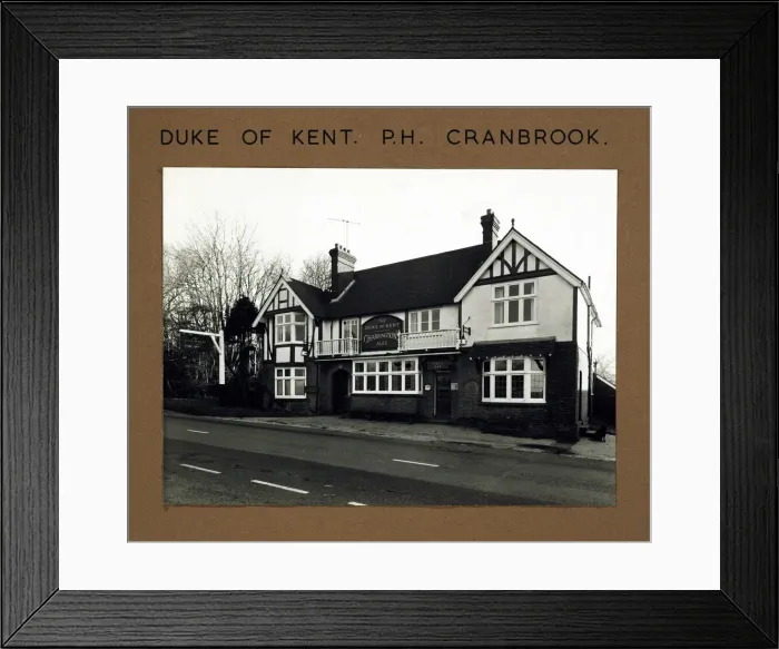 Framed Print : Photograph of Duke Of Kent PH, Cranbrook, Kent Framed Print : Photograph of Duke Of Kent PH, Cranbrook, Kent