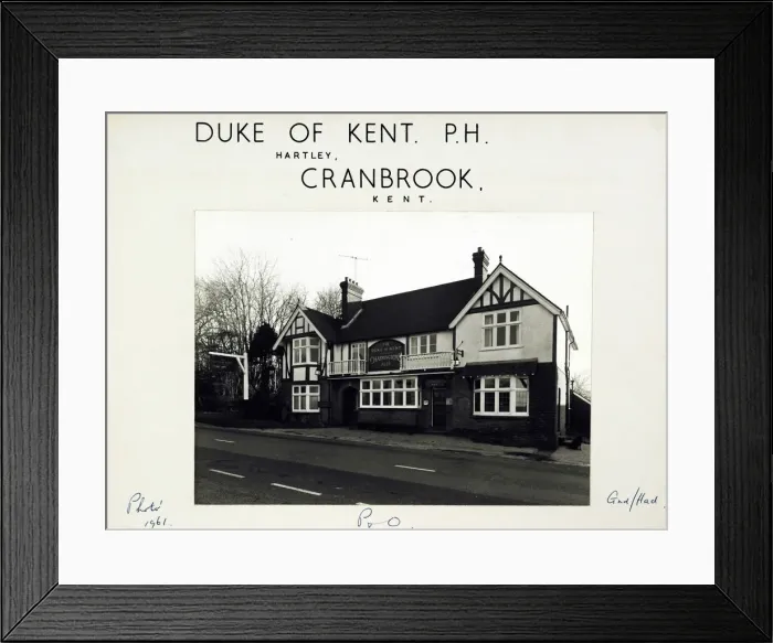 Framed Print : Photograph of Duke Of Kent PH, Cranbrook, Kent Framed Print : Photograph of Duke Of Kent PH, Cranbrook, Kent
