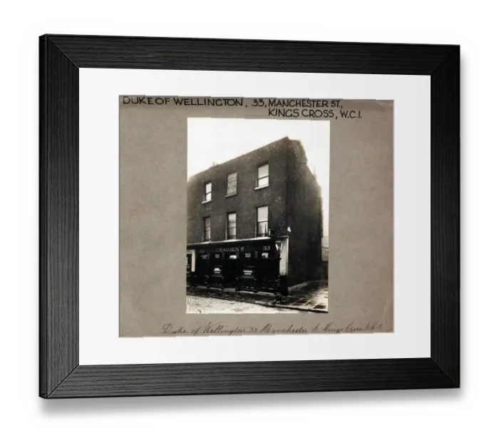 Framed Print : Photograph of Duke Of Wellington PH, Kings Cross, London Framed Print : Photograph of Duke Of Wellington PH, Kings Cross, London