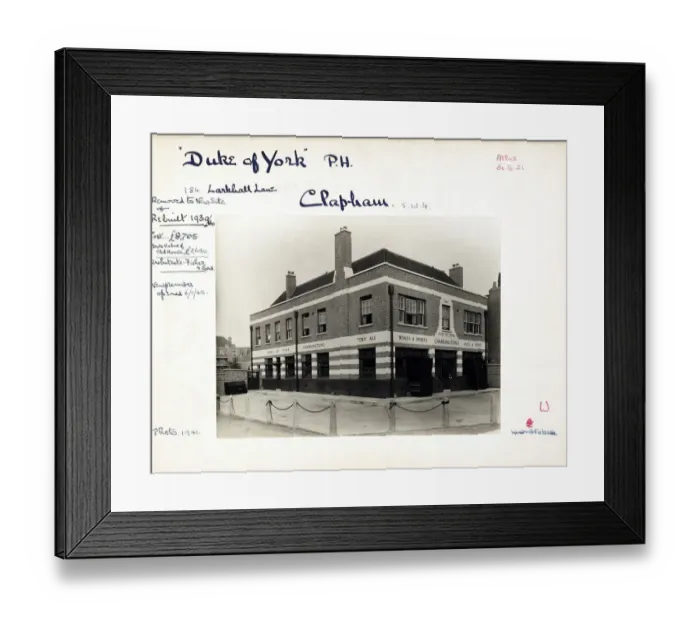 Framed Print : Photograph of Duke Of York PH, Clapham (New), London Framed Print : Photograph of Duke Of York PH, Clapham (New), London