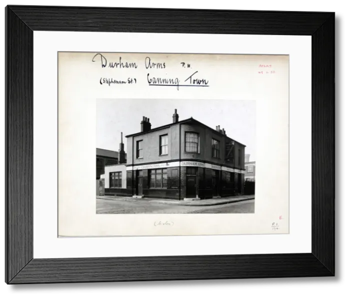 Framed Print : Photograph of Durham Arms, Canning Town, London Framed Print : Photograph of Durham Arms, Canning Town, London