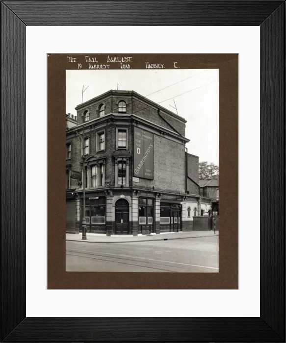 Framed Print : Photograph of Earl Amhurst PH, Hackney, London Framed Print : Photograph of Earl Amhurst PH, Hackney, London