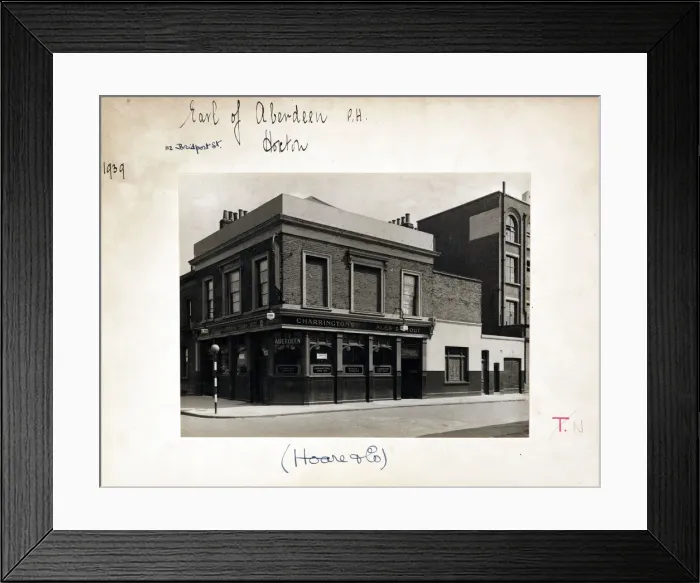 Framed Print : Photograph of Earl Of Aberdeen PH, Hoxton, London Framed Print : Photograph of Earl Of Aberdeen PH, Hoxton, London