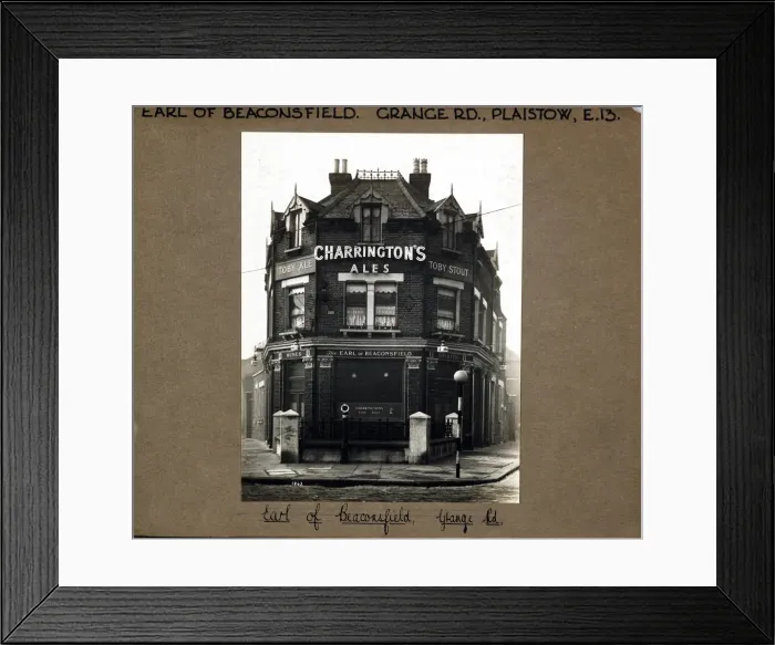 Framed Print : Photograph of Earl Of Beaconsfield PH, Plaistow, London Framed Print : Photograph of Earl Of Beaconsfield PH, Plaistow, London