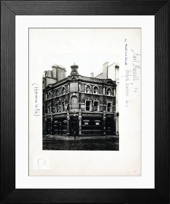 Framed Print : Photograph of Earl Russell PH, Oxford Circus, London Framed Print : Photograph of Earl Russell PH, Oxford Circus, London