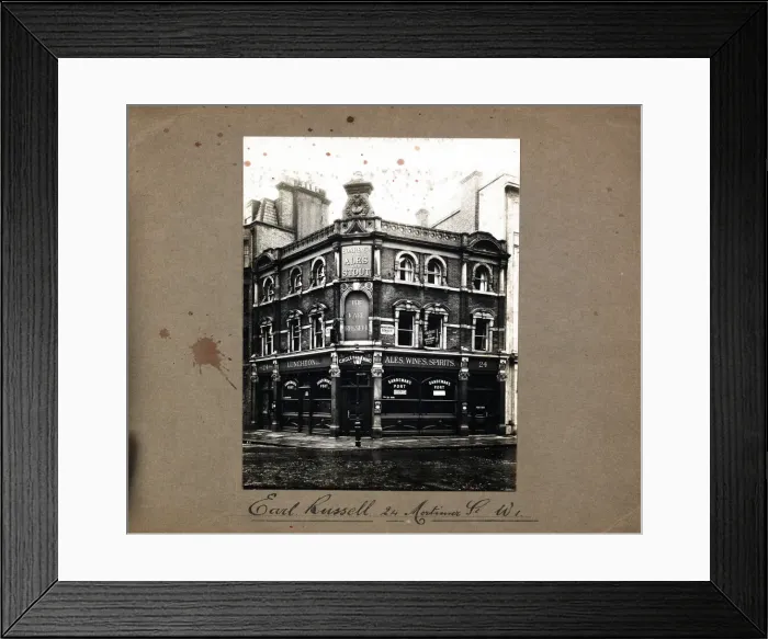 Framed Print : Photograph of Earl Russell PH, Oxford Circus, London Framed Print : Photograph of Earl Russell PH, Oxford Circus, London