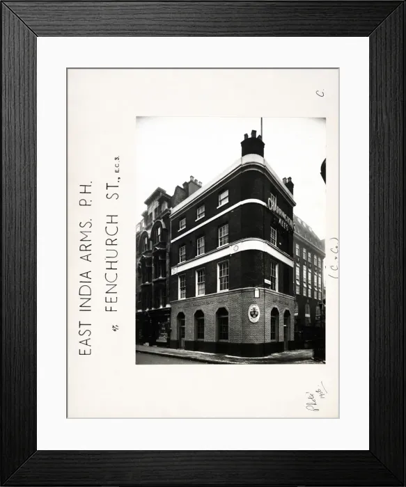 Framed Print : Photograph of East India Arms, Fenchurch Street, London Framed Print : Photograph of East India Arms, Fenchurch Street, London