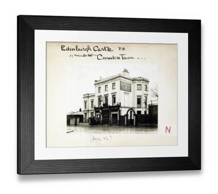 Framed Print : Photograph of Edinburgh Castle PH, Camden Town, London Framed Print : Photograph of Edinburgh Castle PH, Camden Town, London