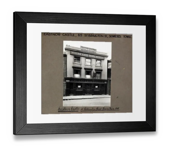 Framed Print : Photograph of Eastnor Castle PH, Somers Town, London Framed Print : Photograph of Eastnor Castle PH, Somers Town, London