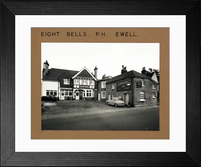 Framed Print : Photograph of Eight Bells PH, Ewell, Surrey Framed Print : Photograph of Eight Bells PH, Ewell, Surrey