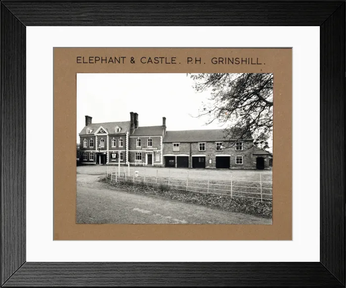 Framed Print : Photograph of Elephant & Castle PH, Grinshill, Shropshire Framed Print : Photograph of Elephant & Castle PH, Grinshill, Shropshire