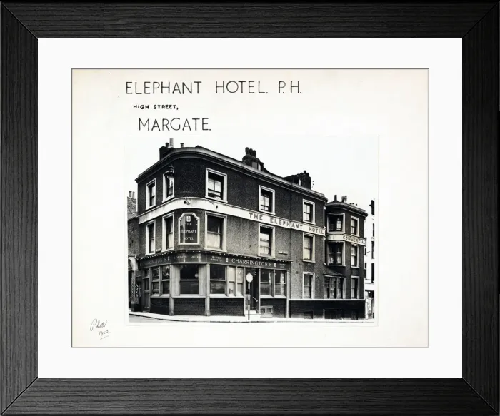 Framed Print : Photograph of Elephant Hotel, Margate, Essex Framed Print : Photograph of Elephant Hotel, Margate, Essex