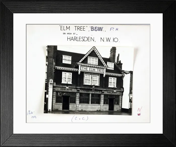 Framed Print : Photograph of Elm Tree PH, Harlesden, London Framed Print : Photograph of Elm Tree PH, Harlesden, London