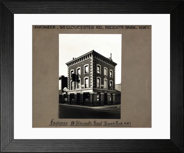 Framed Print : Photograph of Engineer PH, Chalk Farm, London Framed Print : Photograph of Engineer PH, Chalk Farm, London