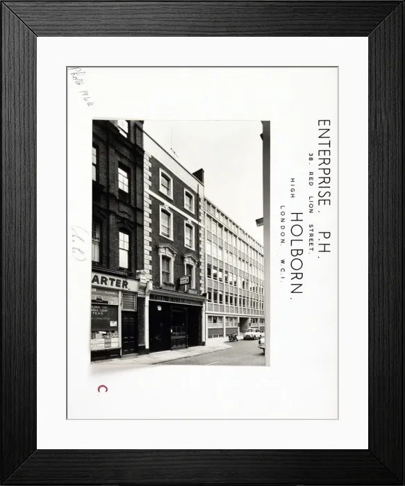 Framed Print : Photograph of Enterprise PH, Holborn, London Framed Print : Photograph of Enterprise PH, Holborn, London