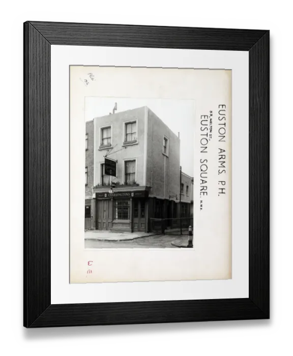 Framed Print : Photograph of Euston Arms, Euston, London Framed Print : Photograph of Euston Arms, Euston, London