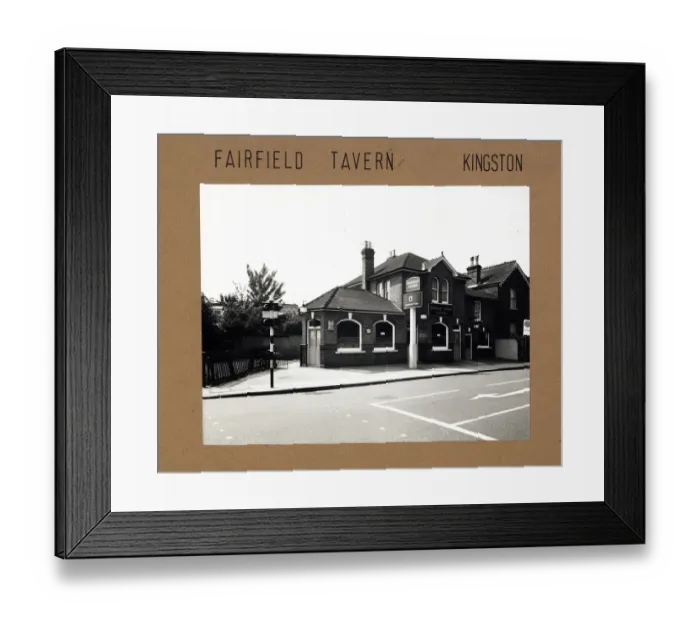 Framed Print : Photograph of Fairfield Tavern, Kingston, Surrey Framed Print : Photograph of Fairfield Tavern, Kingston, Surrey
