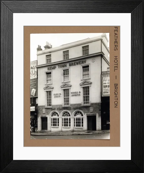 Framed Print : Photograph of Feathers Hotel, Brighton, Sussex Framed Print : Photograph of Feathers Hotel, Brighton, Sussex