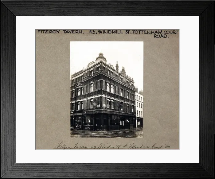 Framed Print : Photograph of Fitzroy Tavern, Fitzrovia, London Framed Print : Photograph of Fitzroy Tavern, Fitzrovia, London