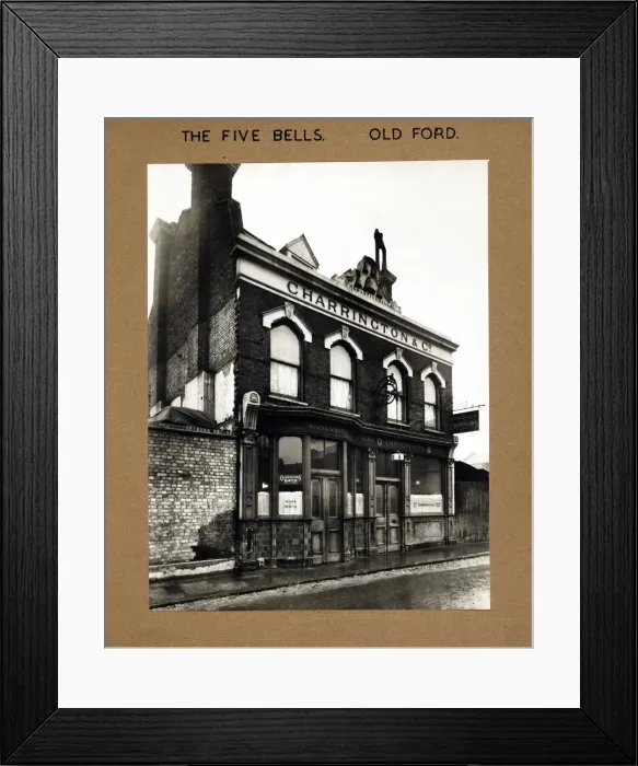 Framed Print : Photograph of Five Bells PH, Bow, London Framed Print : Photograph of Five Bells PH, Bow, London