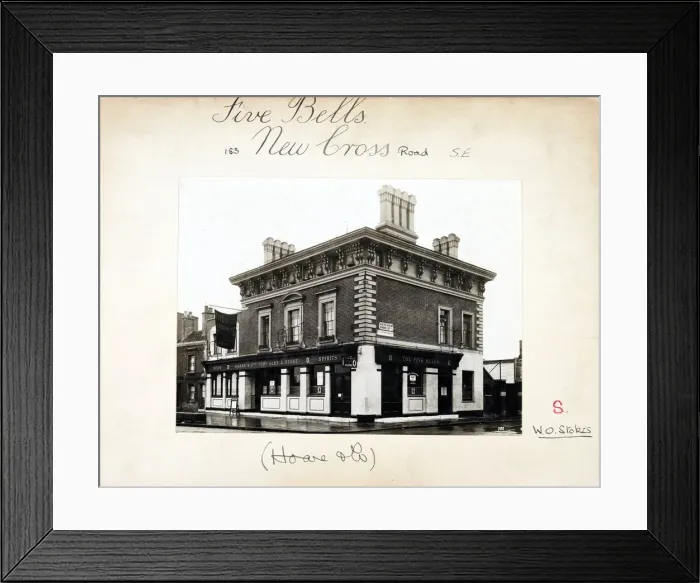 Framed Print : Photograph of Five Bells PH, New Cross, London Framed Print : Photograph of Five Bells PH, New Cross, London