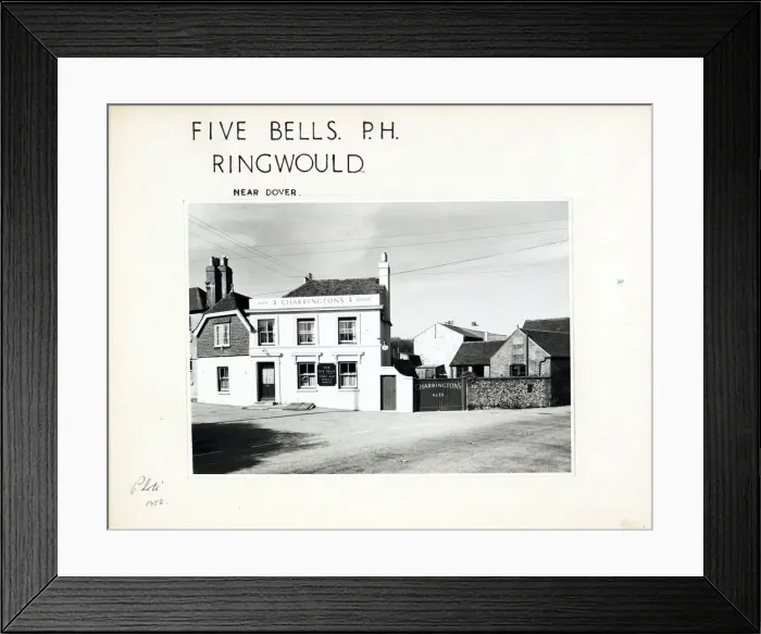 Framed Print : Photograph of Five Bells PH, Ringwould, Kent Framed Print : Photograph of Five Bells PH, Ringwould, Kent