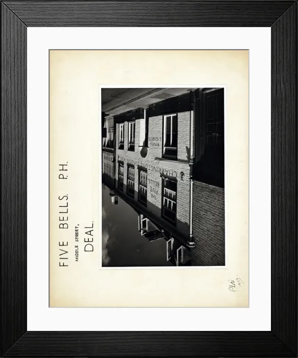 Framed Print : Photograph of Five Bells PH, Deal, Kent Framed Print : Photograph of Five Bells PH, Deal, Kent