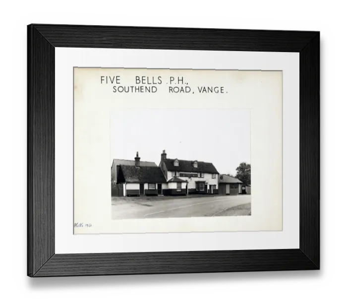 Framed Print : Photograph of Five Bells PH, Vange, Essex Framed Print : Photograph of Five Bells PH, Vange, Essex