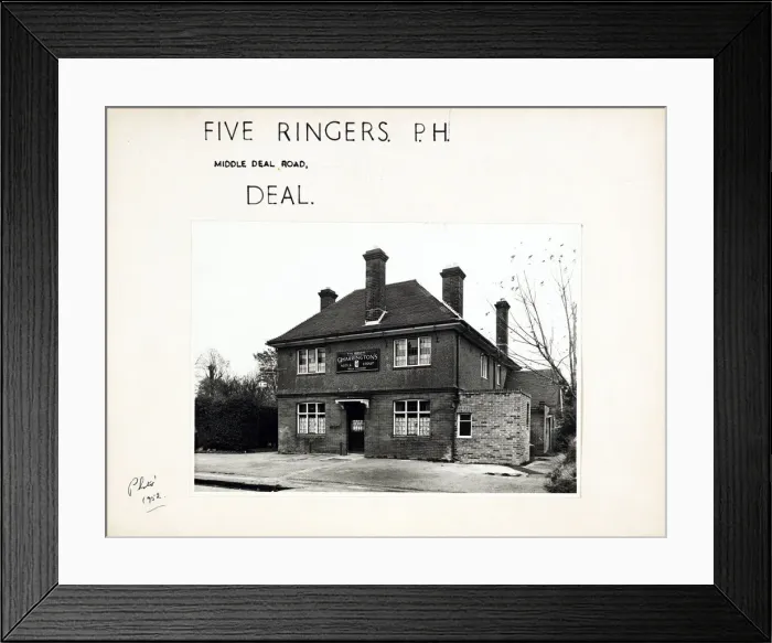 Framed Print : Photograph of Five Ringers PH, Deal, Kent Framed Print : Photograph of Five Ringers PH, Deal, Kent
