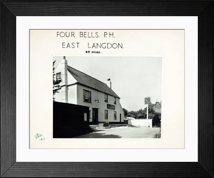 Framed Print : Photograph of Four Bells PH, East Langdon, Kent