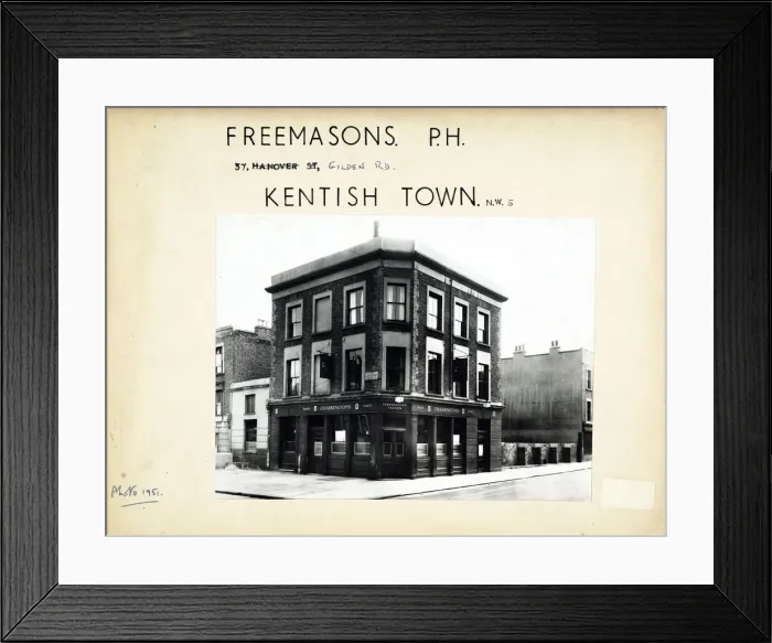 Framed Print : Photograph of Freemasons Tavern, Kentish Town, London Framed Print : Photograph of Freemasons Tavern, Kentish Town, London