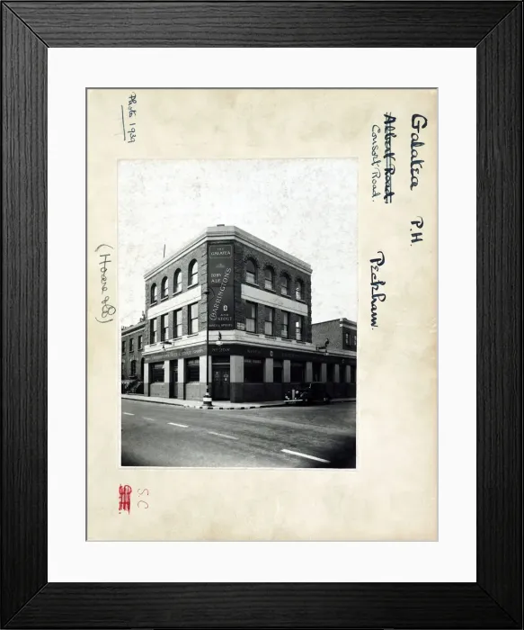 Framed Print : Photograph of Galatea PH, Peckham, London Framed Print : Photograph of Galatea PH, Peckham, London