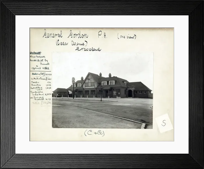 Framed Print : Photograph of General Gordon PH, Gravesend, Kent Framed Print : Photograph of General Gordon PH, Gravesend, Kent