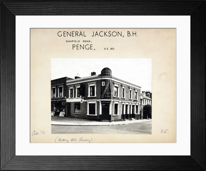 Framed Print : Photograph of General Jackson PH, Penge, London Framed Print : Photograph of General Jackson PH, Penge, London