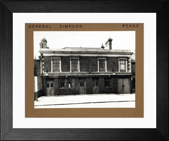Framed Print : Photograph of General Simpson PH, Penge, London Framed Print : Photograph of General Simpson PH, Penge, London