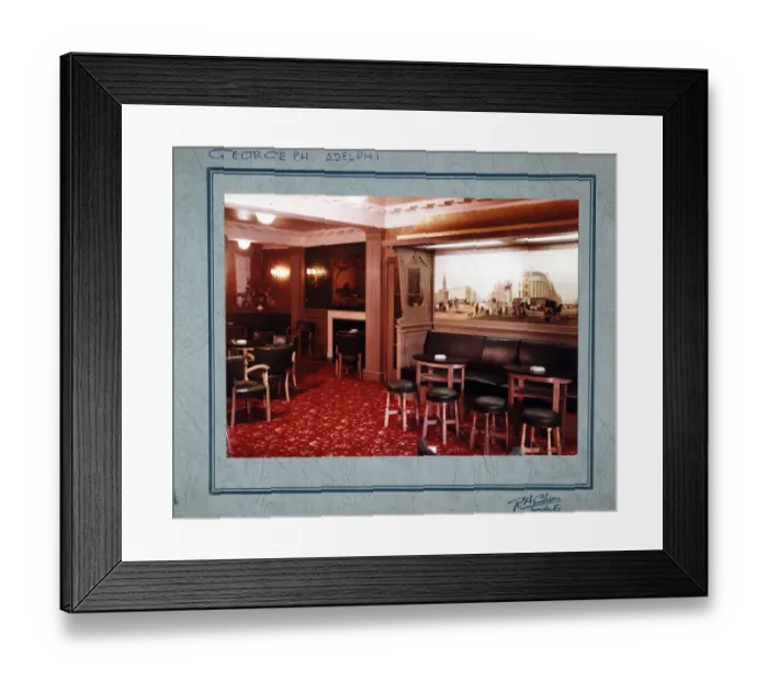 Framed Print : Photograph of George PH, Adelphi, London Framed Print : Photograph of George PH, Adelphi, London