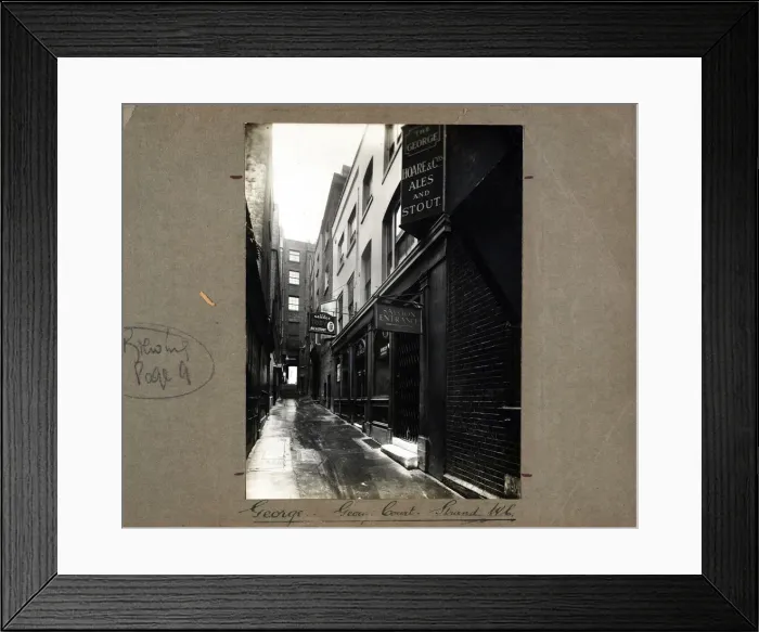 Framed Print : Photograph of George PH, Adelphi, London Framed Print : Photograph of George PH, Adelphi, London