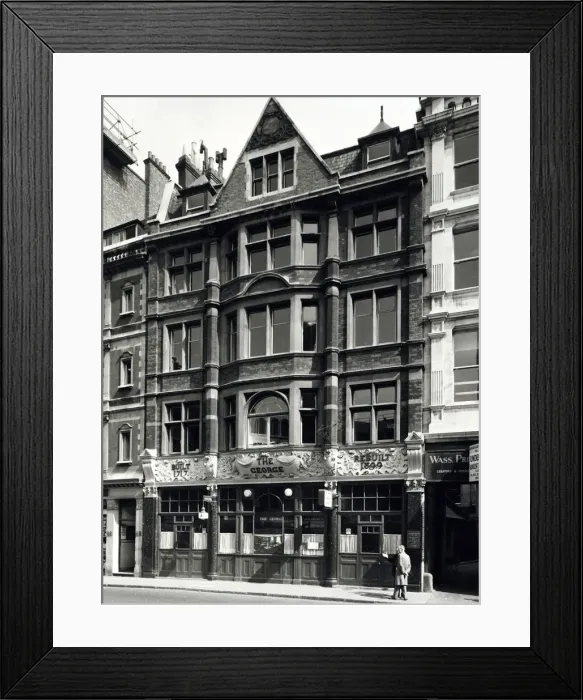 Framed Print : Photograph of George PH, Fenchurch Street, London Framed Print : Photograph of George PH, Fenchurch Street, London