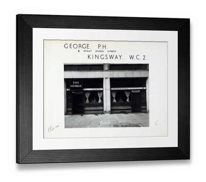 Framed Print : Photograph of George PH, Holborn (New), London Framed Print : Photograph of George PH, Holborn (New), London