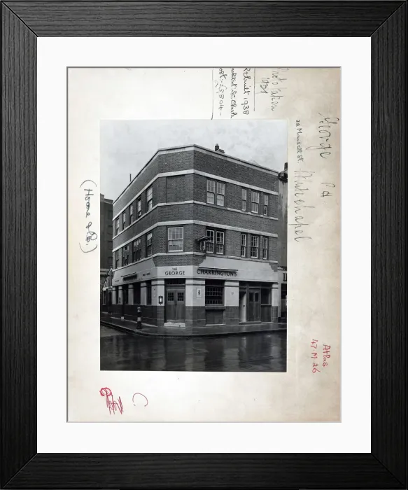 Framed Print : Photograph of George PH, Whitechapel, London Framed Print : Photograph of George PH, Whitechapel, London